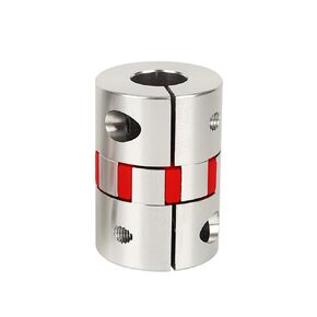 6mm to 14mm Plum Flexible Shaft Coupling, Diameter 30mm Length 35mm Aluminium Motor Connector Flexible Spider Coupler for 3D Printer CNC Machine Servo Stepped Motor