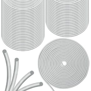 Backer Rod Foam Rubber Rope Caulk Saver Gap and Crack Filler for Concrete Cement Wall Expansion Joint Filler Weather Strip Seal Rod for Gaps and Joints(Gray, 1/4 Inch x 10 Ft)