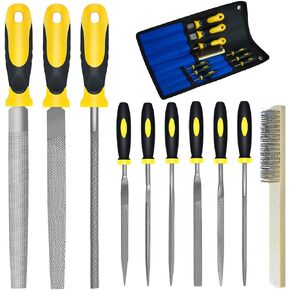 6-Piece Metal Needle File Set - Hardened Alloy Steel in Saudi Arabia