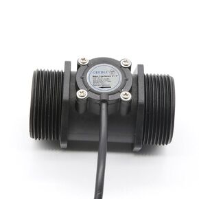 3/4" Water Flow Sensor Food-Grade Switch Hall Effect Flowmeter Fluid Meter Counter 1-60L/min