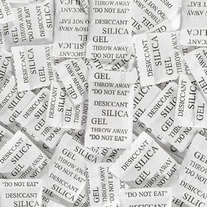 Sukh 100PCS 2Gram Silica Packets - Decassant Packs Anti Humidity Packs Silicone Packets Dry Packets for Electronic Products, Jewelry, Cameras, Clothes, Books, Iron Tools, Precision Instruments