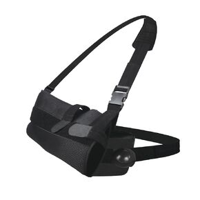 PerfectFit Shoulder Immobilizer with Abductor, Medical Grade Support Brace, 16.5-Inch Rotator Cuff or Surgery Recovery Sling, Medium, Black