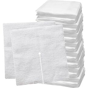4x4 Sterile Split Gauze [Pack of 150] 6 Ply Drain Sponge Pads Precut Absorbent 4"X4" Non-Woven Bandage with Slit for I.V. and Tracheostomy - 75 Packs of 2 Pre Cut Bandages (150 Total)