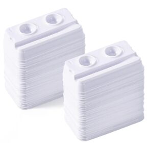 JMU 200 Pcs Dental Mixing Well -4 Wells, Dentist Disposable Mini Mixing Trays