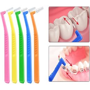 20PCS/Set 0.6mm-1.5mm L Shape Brushing Your Teeth Brush Brush Wire