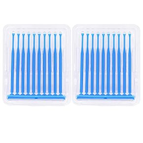 Dental Adhesive Tip Applicator 20pcs Dental Applicator Sticks Adhesive Tip for Teeth Crowns
