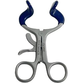 New German Grade Molt Mouth Gag Blue 4.5" Dental Veterinary Instruments