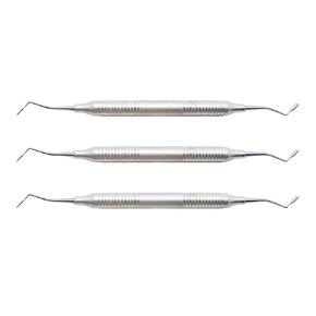 Dental Crown Spreader Double End Restorative Tools Nash Taylor Crown Spreader Stainless Steel Ergonomic Hollow Handle 3 Pcs # CRSPR