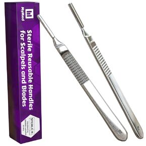 Stainless Steel 10R Blades Dermaplaning 10R Pack of 100 Dermaplaning Blades 10r, Size 10r Scalpel Blades, Dermablade Dermaplane Blades 10r Individually Wrapped Disposable 10r Blades