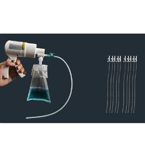 Mucus Suction Pump, Handheld Transparent Sputum Suction Pump Portable Manual Suction Pump with Disposable Tube, Professional Slurry Suction Pump for Home Care