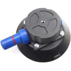 4.5 Inch Rubber Vacuum Suction Cup with Polycarbonate Accessory Mount (4.5" Suction Cup)