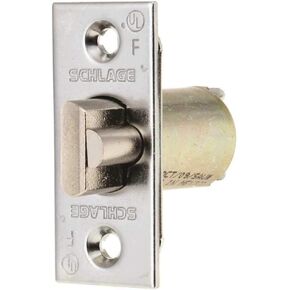 Schlage Commercial 11085626 A Series Square Corner Dead Latch with 2-3/8" Backset with 1" Face Satin Chrome Finish