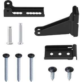 Storm Door Closer Bracket in Black Color for Larson, Pella, Anderson, emco Storm Door Replacement Parts, Storm Door Repair Kit 1 Set
