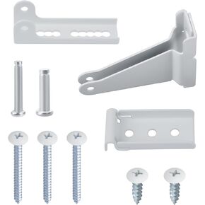Storm Door Closer Bracket in White Color for Larson, Pella, Anderson, emco Storm Door Replacement Parts, Storm Door Repair Kit 1 Set