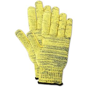 MAGID KA1000-6 Cut Master KA1000 Kevlar Armor Blend Seamless Knit Gloves, Cut Level 5, X-Small, Yellow
