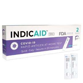 COVID-19 Rapid Antigen Test, 1 Pack, 2 Tests Total, 4 Easy Steps & Results in 20 Minutes - Covid OTC Nasal Swab Test - HSA/FSA Reimbursement Eligible