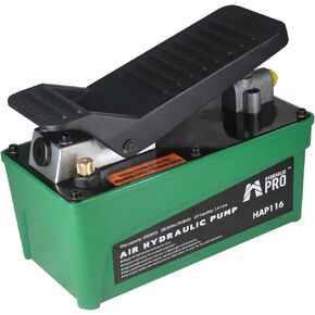 10,000 PSI Hydraulic Pump,Hydraulic Foot Pump(Single Acting),Air Actuated Treadle Foot Pump Green