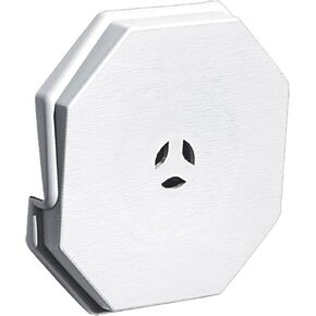 Builders Edge 130110006001 Octagon Mounting Block, W X 6-7/10 in H, White
