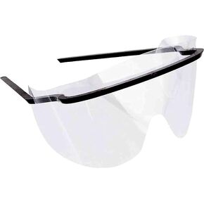 25pcs Disposable Plastic Eye Shields with Frames, Lightweight & Anti-Fog Safety Glasses for Dental, Medical, Lab, and DIY Projects - Transparent, High-Definition, Comfortable for All-Day Wear