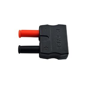 69140 K-Type Thermometer, Pipe Temperature Clamp for HVAC/Multimeter, Temperature Sensor Probes Measures -40~392℉(-40~200℃) Use for Klein Tools
