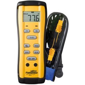 Fieldpiece ST4 Dual Temperature Meter, -58 to 2000F(-50 to 1300C)