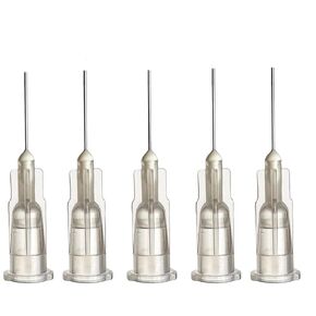 100Pack 25Ga 1 inch (25mm) Needles Luer Lock Lab Dispensing Accessories for Measuring,Refilling Inks