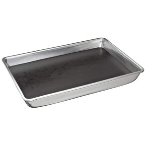 United Scientific™ Dissecting Pan, Aluminum, with Black Wax, 13" X 9.5" X 2"