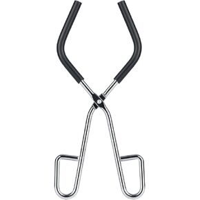 Stainless Steel Beaker Tongs, High Temperature Resistant Laboratory Beaker Holder with Open Grip Design, Durable and Heat Resistant Clamp for Handling of Hot Beakers, 10.04 inch