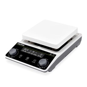 Magnetic Stirrer Hot Plate Stirrer LCD Display 300℃ Max.5L 5.9inch Magnetic Stir Plate 1600RPM Magnetic Mixer Magnetic Hotplate Stirrer with Stir Bar&Temp Probe Senso,110V