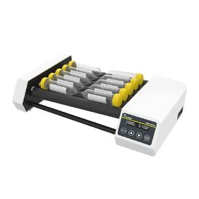 LAB FISH Digital Tube Roller Mixer Tube Mixer Adjustable Speed 20-80RPM,6 X 11" Length Rollers Center Distance 34mm with Timer(1min-23h59min) & Continuous Mode
