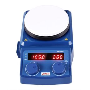 FOUR E'S SCIENTIFIC 5 Inch Magnetic Stirrer Hot Plate Max Temp 280℃/536°F | Max 5L Stirring Capacity | 100-1500RPM | 110V | Laboratory Hot Plate with Temp Probe Sensor & Stir Bar (Not Include Stand）