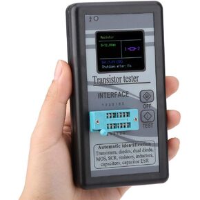 Transistor Tester M328 Multifunctional LCD Display Digital Transistor Diode Tester 0.5Ω to 50MΩ
