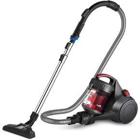 Eureka Bagless Canister Vacuum Cleaner, Lightweight Vac for Carpets and Hard Floors, Blue, NEN186BL