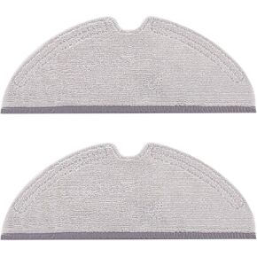 roborock Microfiber Mop Cloth 2 Packs Compatible with E Series, S5, S5 Max, S6, S6 Pure, S6 MaxV, Q5, Q5 Pro, Q5 Pro+, Q7, Q7Max, Q8Max and Q8Max+ Robot Vacuum Cleaner, Replacement Accessories