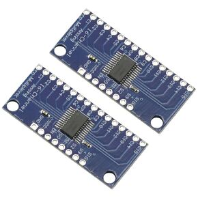 2 Pcs CD74HC4067 74HC4067 16-Channel Analog Digital Multiplexer Breakout Board Module for Arduino