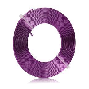 Flat Aluminum Wire - 5 x 1mm - 32.8 Feet Wide Flat Jewelry Craft Wire for Bezel, Sculpting, Armature, Jewelry Making - Silver