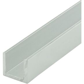 Outwater Mill Finish 1/2'' Inside Dimension Aluminum U-Channel 48'' Length (Pack of 3) Alu847-M C-Channel