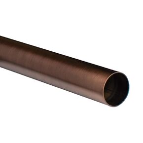 درابزين نحاسي عتيق بطول 8 أقدام من المياه الخارجية | قضبان نحاسية صلبة بقطر 2 بوصة للحانات والسلالم والمزيد in Kuwait