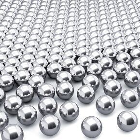 PAGOW 400 PCS Paint Mixing Balls Nail Polish 316 Stainless Steel Bearing Balls, 3mm/apr. 0.11"
