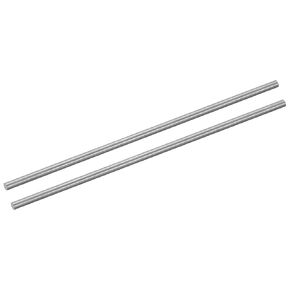 uxcell 2Pcs GR5 Titanium Rod, Dia 4mm 0.15" Length 100mm 3.94" Metal Solid TC4 Titanium Alloy Round Bar Rod Stock for Model Plane Cars Ship DIY Craft Metal Working