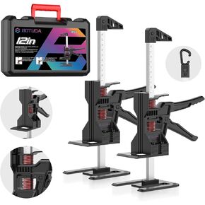 2025 New Labor Saving Handle（2Pack） 12 in Hand Lifting Jack Tool, Multifunctional Furniture Lifting Rack, cabinets Door Paneland Windows Lifting Jack ，Raised by 6.8 inches, Bearing 380LBS