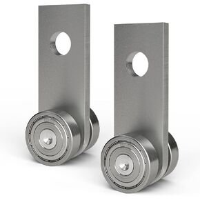 Trolley Assembly,2 Wheel Trolley Rollers for Use with 1-5/8" Wide and All 1-5/8" or Taller Strut Channel (Pack of 4)…