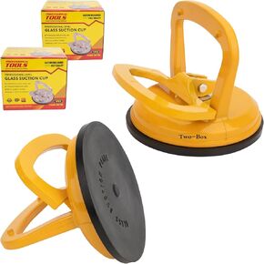 ASDFGHT Glass Suction Cup lifter, Tile Suction Cup Lifter, Glass Suction Cup Heavy Duty Aluminum, for Lifting Moving Glass, Tiles, Mirror, Granite, Fix Gap Laminate Floors (2Pack) in Saudi Arabia