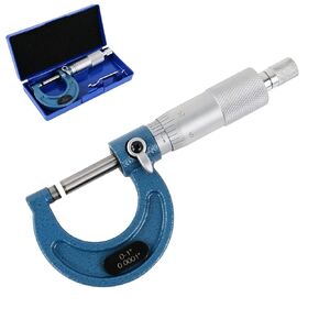 Outside Micrometer, 0-1" Machinist Micrometer, 0.0001" Graduation Micrometer Set, Alloy Precision Micrometer, Machinist Tool, Micrometer Standard with Case