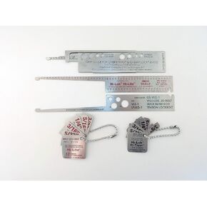 GS-HVC 5 Piece Gauge Set for Hi-Lok, Hi-Lite, Cherrylock, Cherrymax, & Visu-Lok