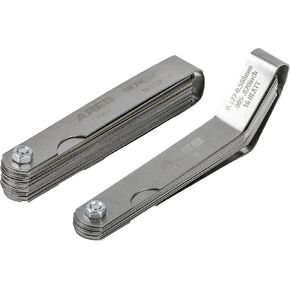 ARES 11042-2-Piece Tapered Feeler Gauge and Offset Feeler Gauge Set has 32 Dual-Marked SAE & Metric Sizes - Offset has 16 Dual-Marked Sizes - Precisely Measure Mechanical Clearances