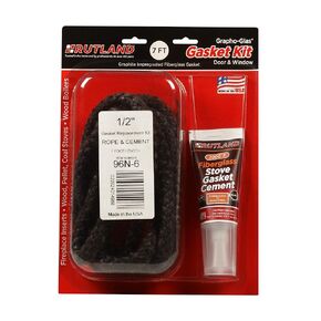 Rutland 96N-6 Grapho-Glas Rope Gasket Replacement Kit, 1/2-Inch by 7-Feet