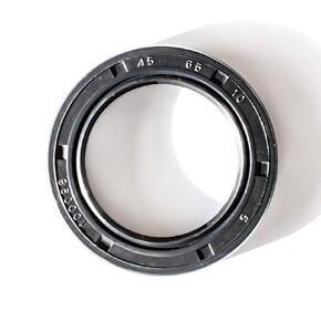 EAI Oil Seal 45mm X 65mm X 10mm (2 PCS) TC Double Lip w/Spring. Metal Case w/Nitrile Rubber Coating