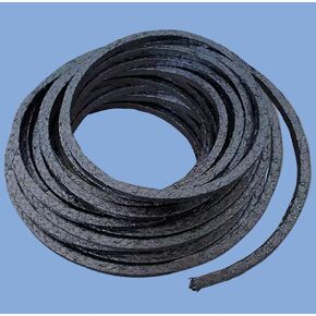 10 Feet Length Flexible Graphite Braided Compression Packing (1/8" x 1/8") for Pump Valve or Mechanical Seal