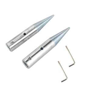SCOTTCHEN 1/2" Spindle Adapter Pair 3/16-10/16" Arbor Hole Cloth Polishing Wheel 2 PCS
